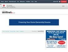 Tablet Screenshot of dailydeals.hollandsentinel.com